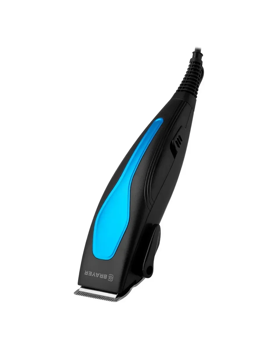 Машинка для стрижки BRAYER BR3432 ( Сеть, мощность 15 Вт. Стальные лезвия (фиксир., подвижное)