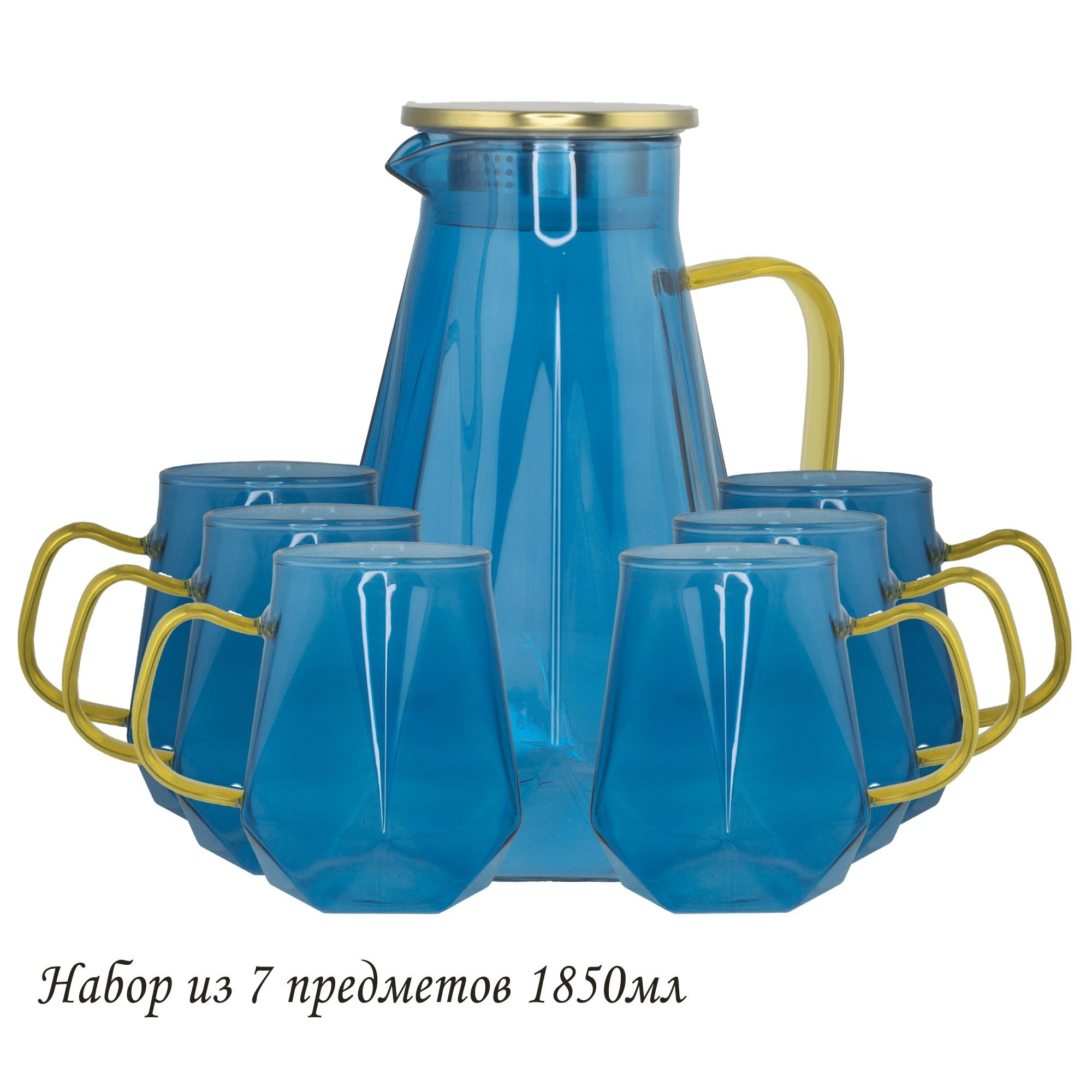 160-262 Набор графин 1850мл и 6 стаканов в под.уп.(х8)