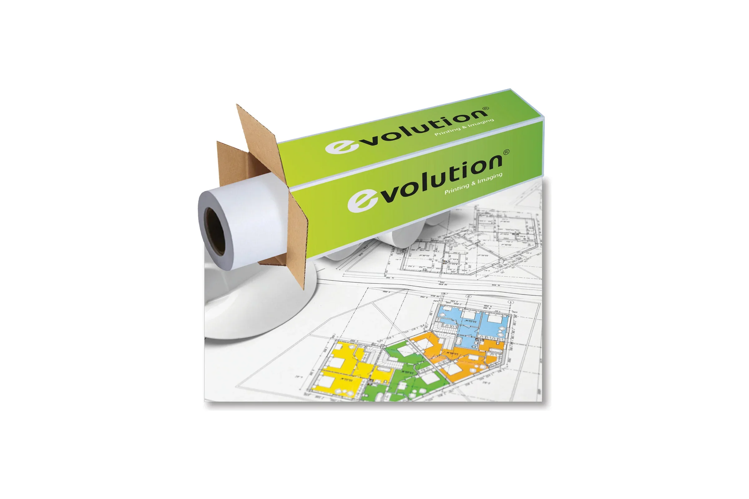 Бумага EVOLUTION Premium EXTRA Paper 90gr 0.914х46м втулка 2" / 50,8мм (ex.450L90003) кратн. 4