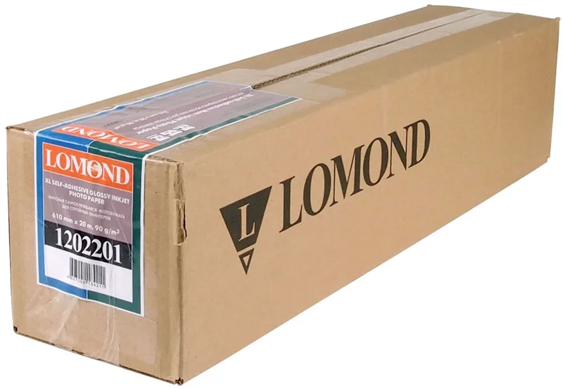 Бумага LOMOND самоклеящаяся, матовая 610мм х 20м 90 г/м2 втулка 3"/76,2мм