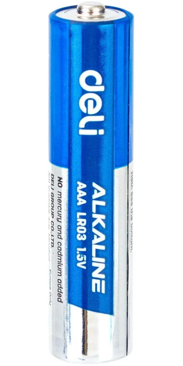 Батарейка, аккумулятор и зарядное устройство для него Deli E18511 AAA, 1 штука, блистер