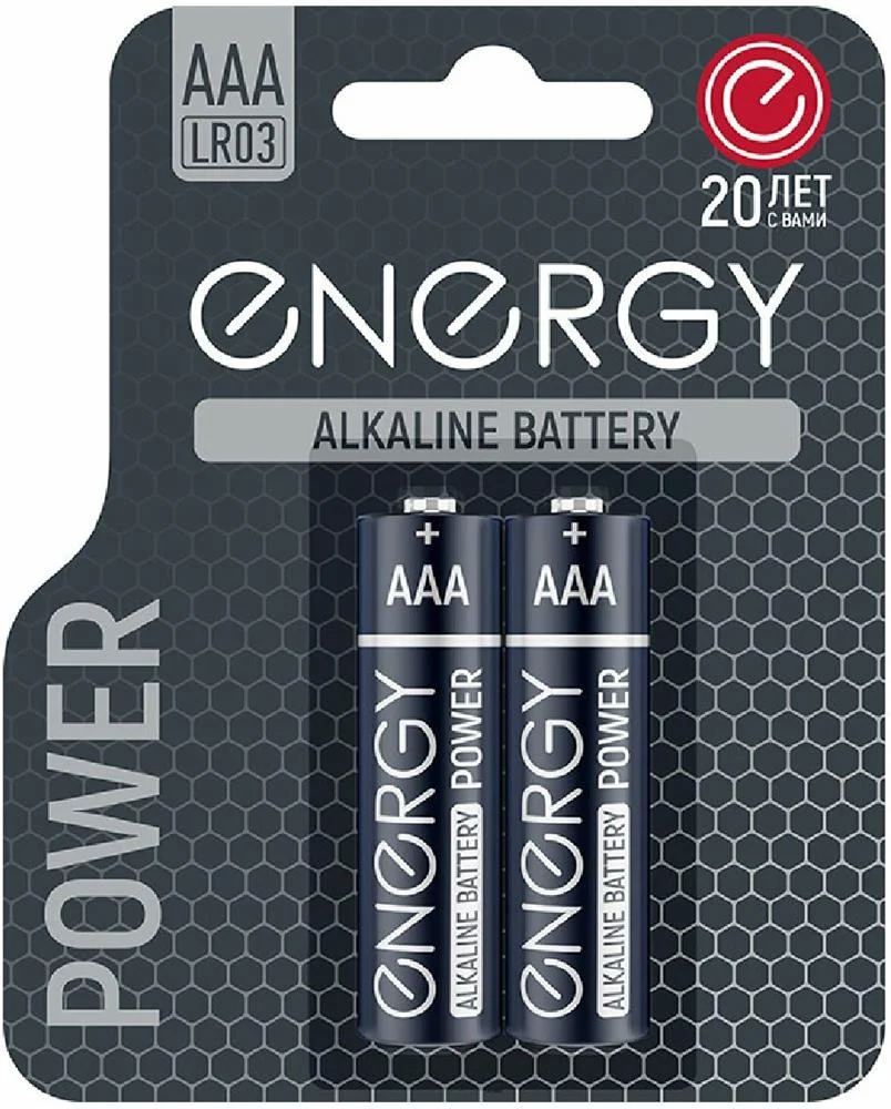 Батарейка, аккумулятор и зарядное устройство для него Energy Power LR03/2B (ААА) 107041