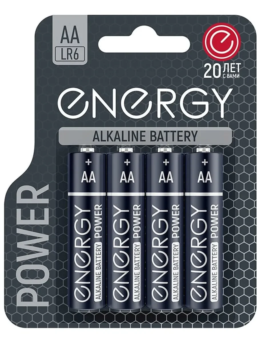 Батарейка, аккумулятор и зарядное устройство для него Energy Power LR6/4B (АА) 107044