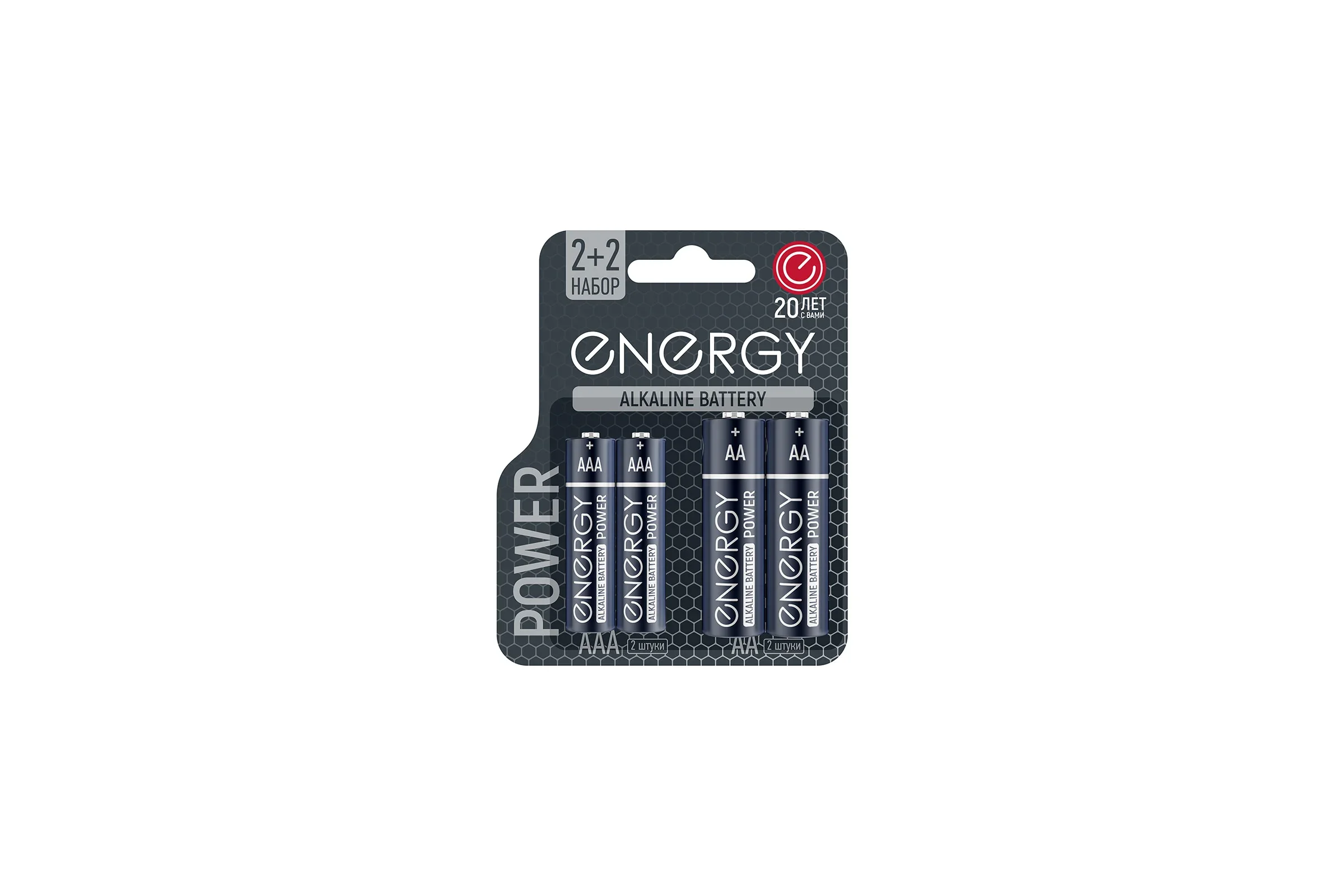 Батарейка, аккумулятор и зарядное устройство для него Energy Power LR6+LR03/4B (АА+ААА) 107045