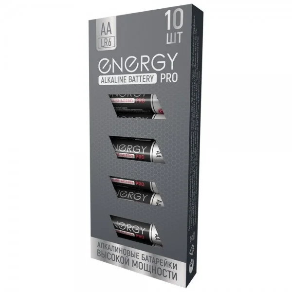 Батарейка, аккумулятор и зарядное устройство для него Energy Pro LR6/10К (АА), 10 шт.