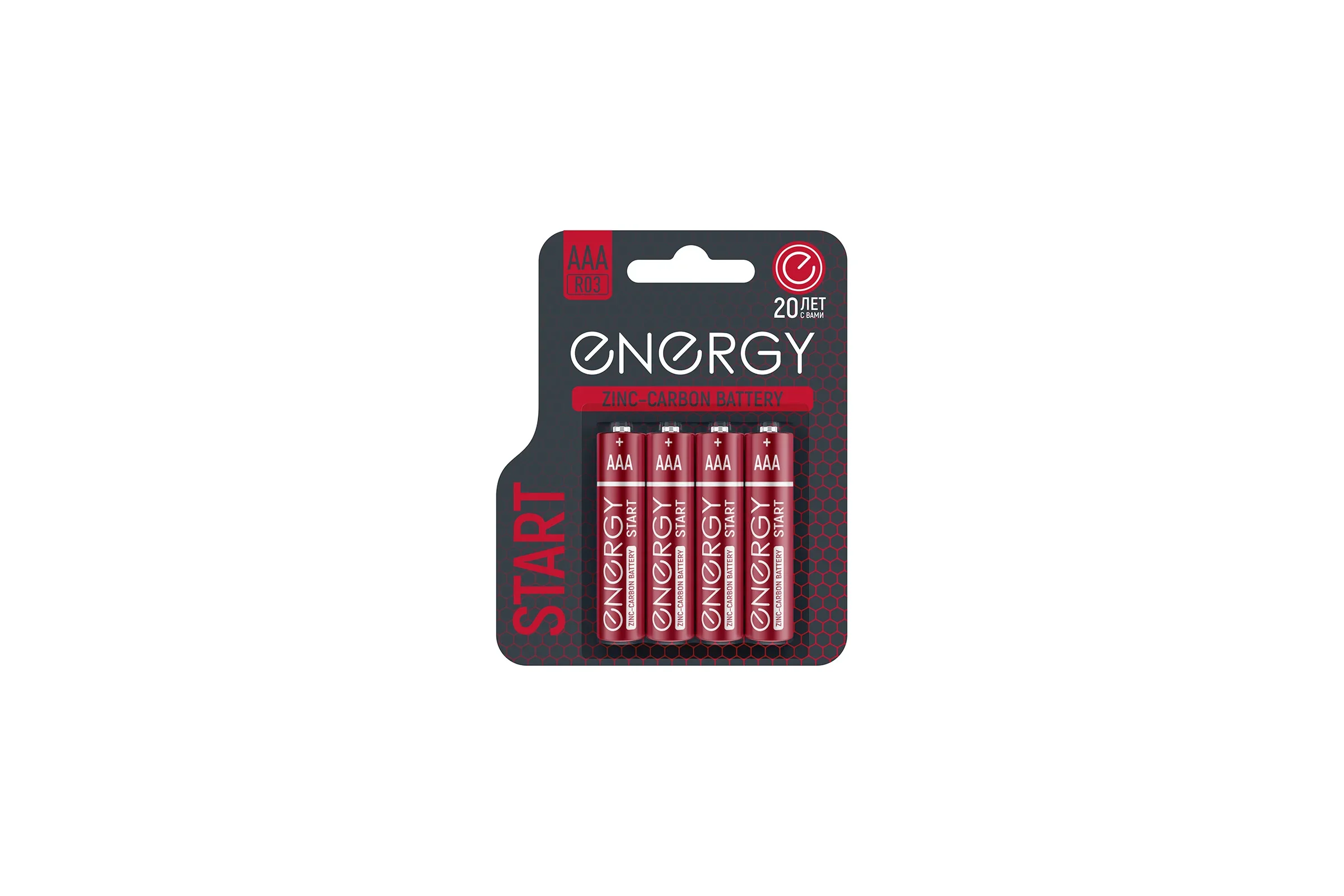 Батарейка, аккумулятор и зарядное устройство для него Energy Start R03/4B (AAА) 107039