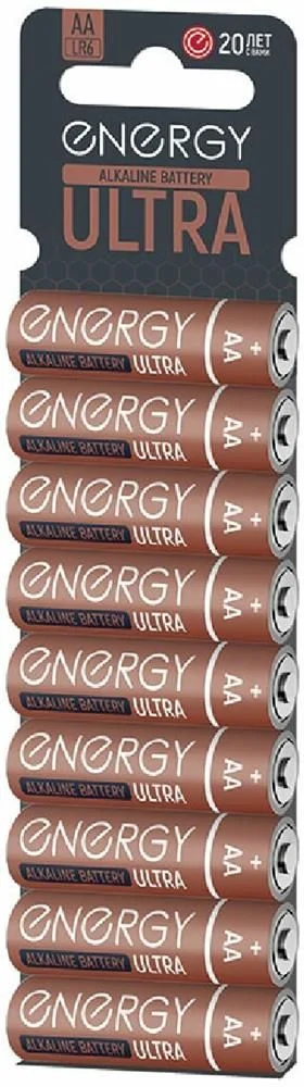 Батарейка, аккумулятор и зарядное устройство для него Energy Turbo LR6/10KS (АА) 107054