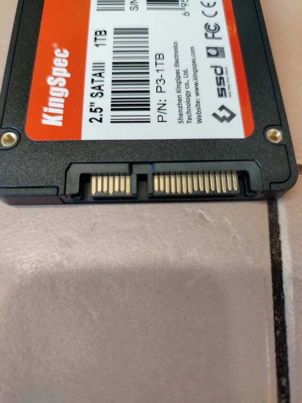 SSD накопитель Kingspec 2.5" P3 1000 Гб SATA III (P3-1TB)
