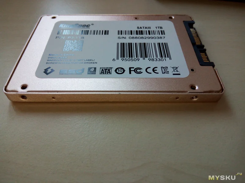 SSD накопитель Kingspec 2.5" P3 1000 Гб SATA III (P3-1TB)