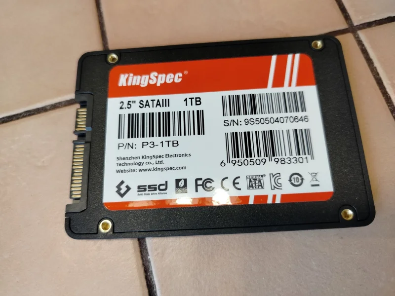 SSD накопитель Kingspec 2.5" P3 1000 Гб SATA III (P3-1TB)