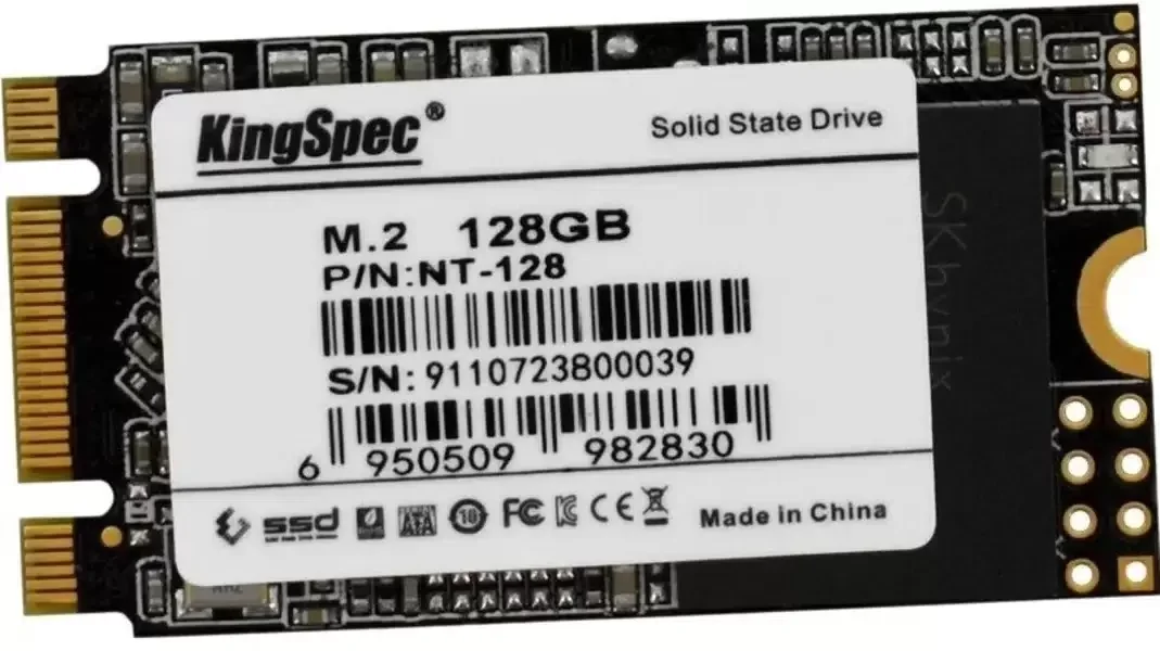SSD накопитель Kingspec M.2 128 Гб SATA III NT-128