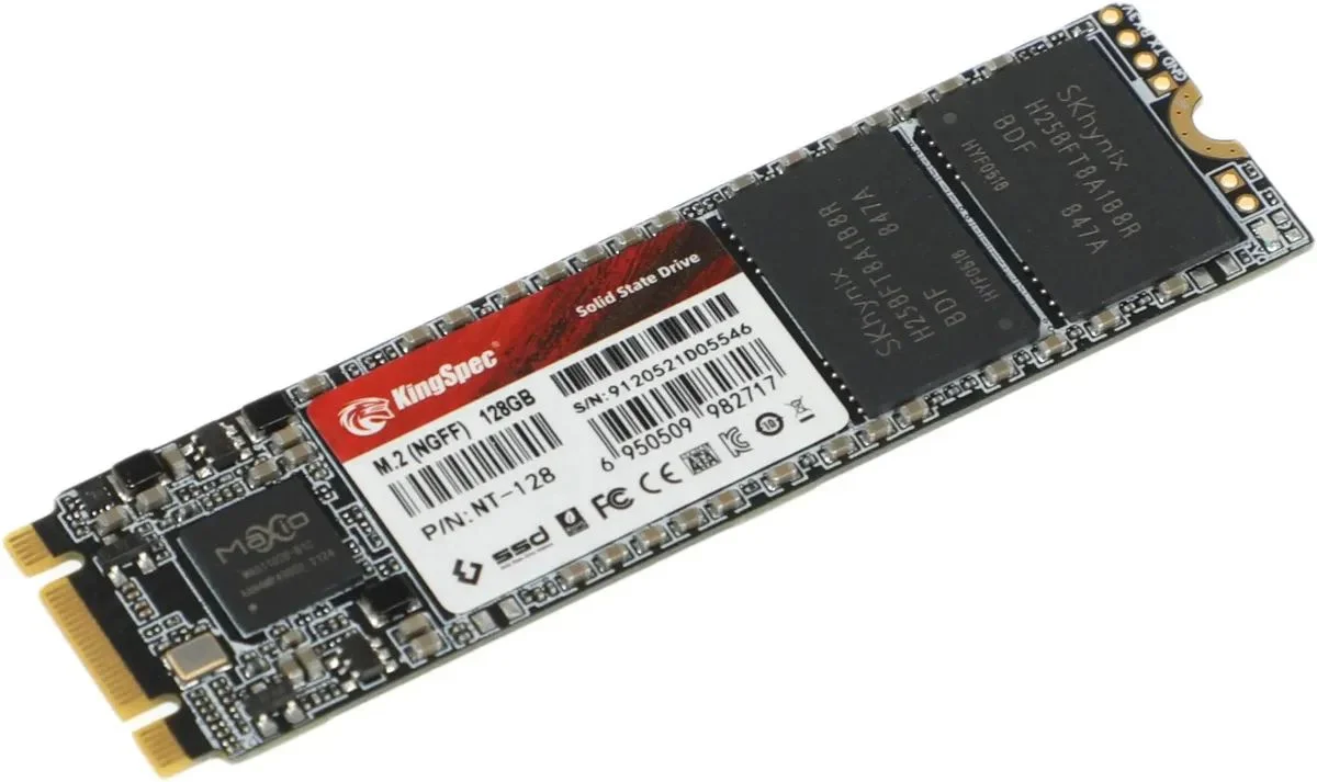 SSD накопитель Kingspec M.2 128 Гб SATA III NT-128