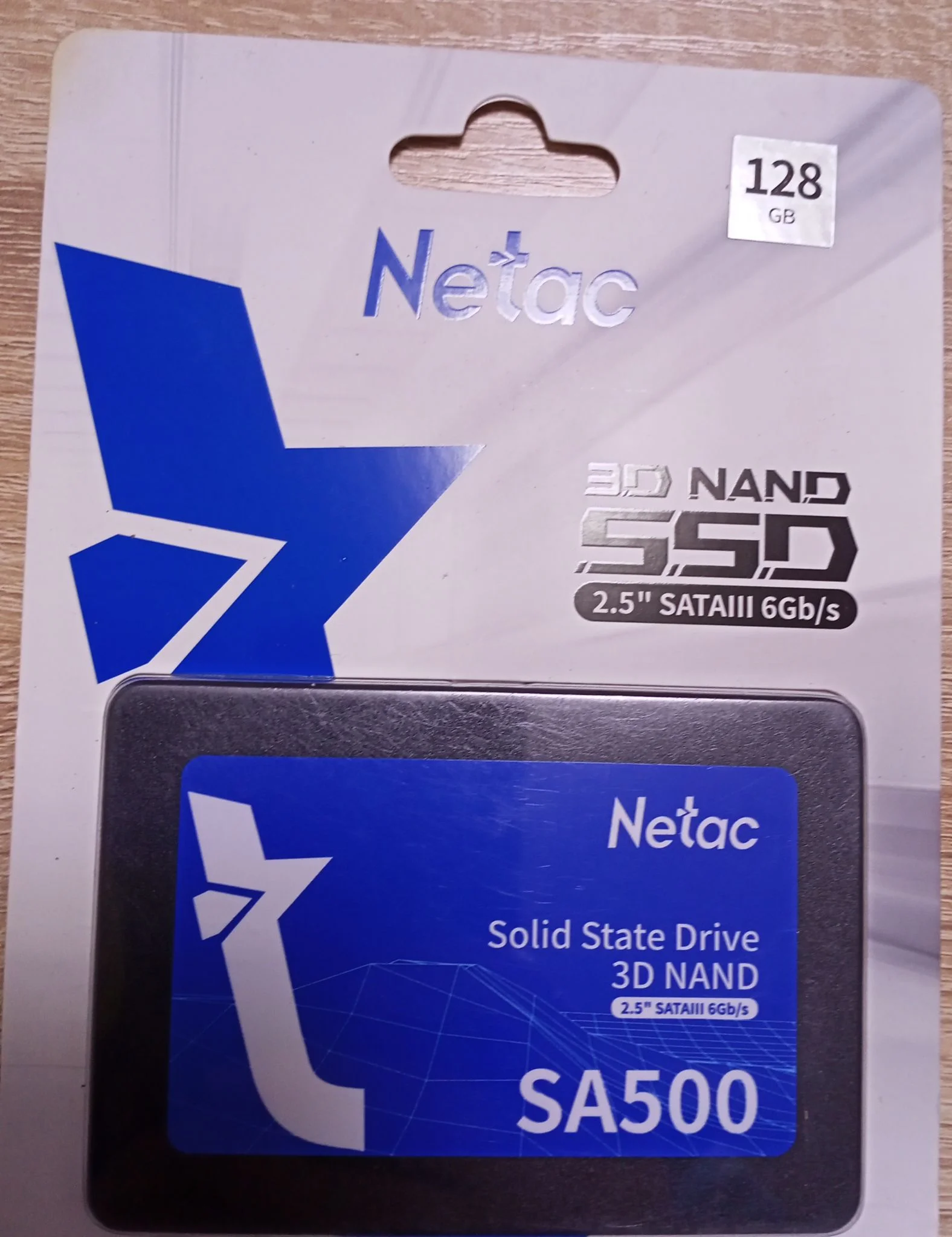 SSD накопитель Netac 2.5 SA500 128 Гб SATA III NT01SA500-128-S3X
