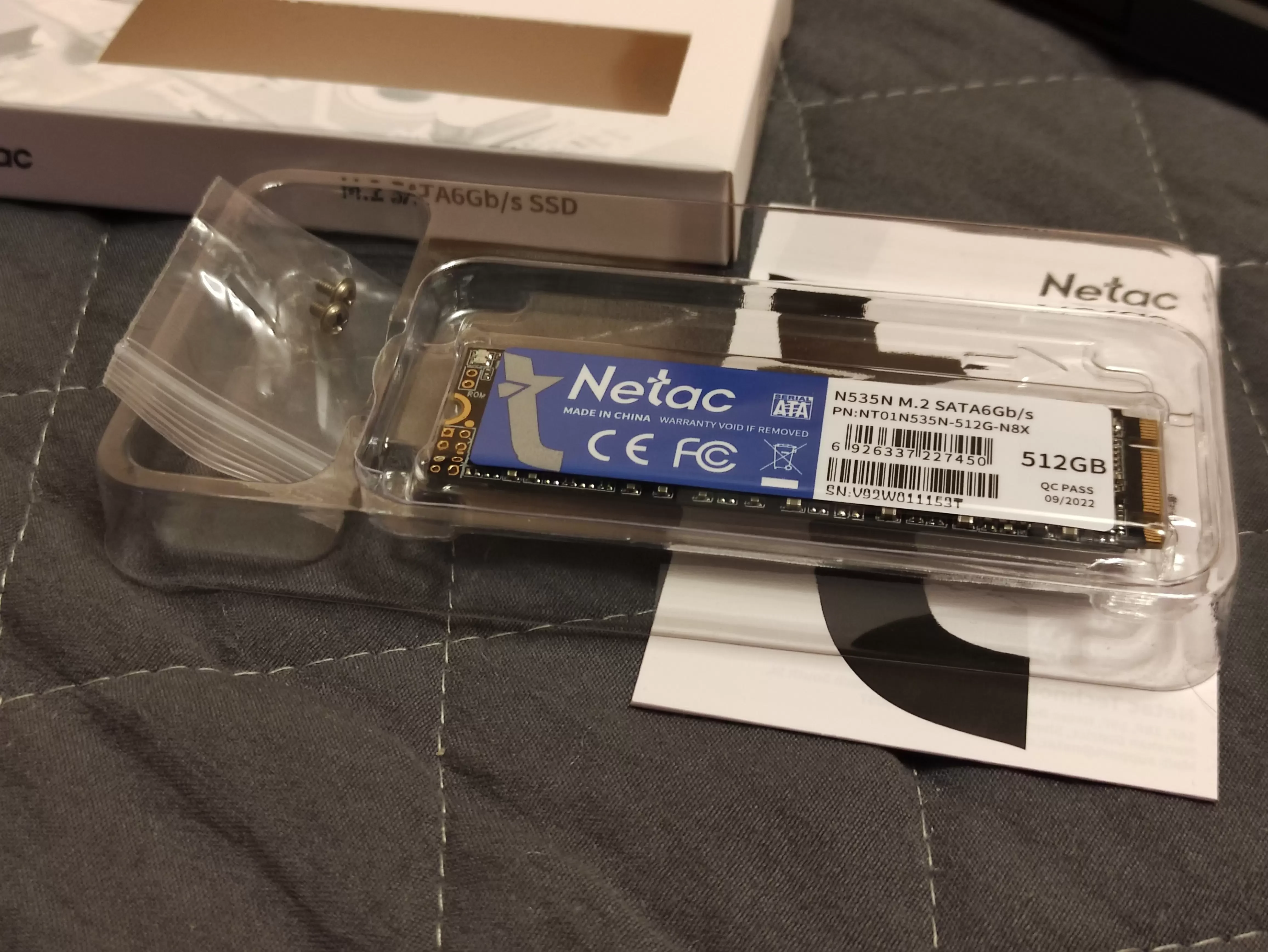 SSD накопитель Netac M.2 N535N 2000 Гб SATA III NT01N535N-002T-N8X