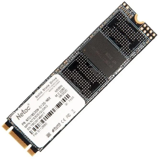 SSD накопитель Netac M.2 N535N 512 Гб SATA III NT01N535N-512G-N8X