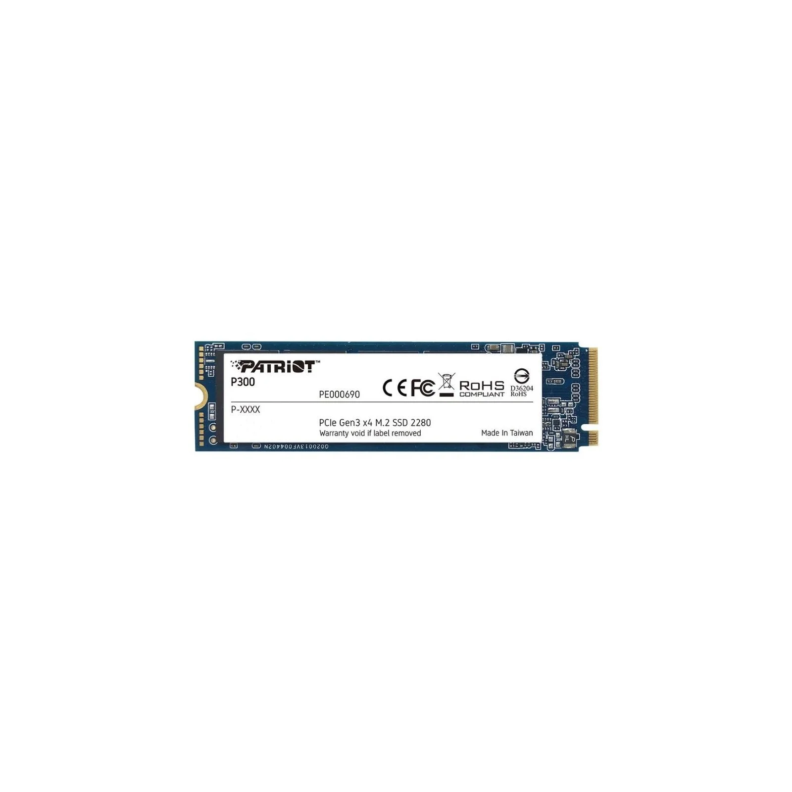 SSD накопитель Patriot Memory M.2 P300 2048 Гб PCIe P300P2TBM28