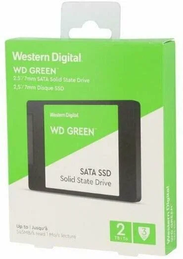 SSD накопитель Western Digital Original SATA III 2Tb WDS200T2G0A Green 2.5"