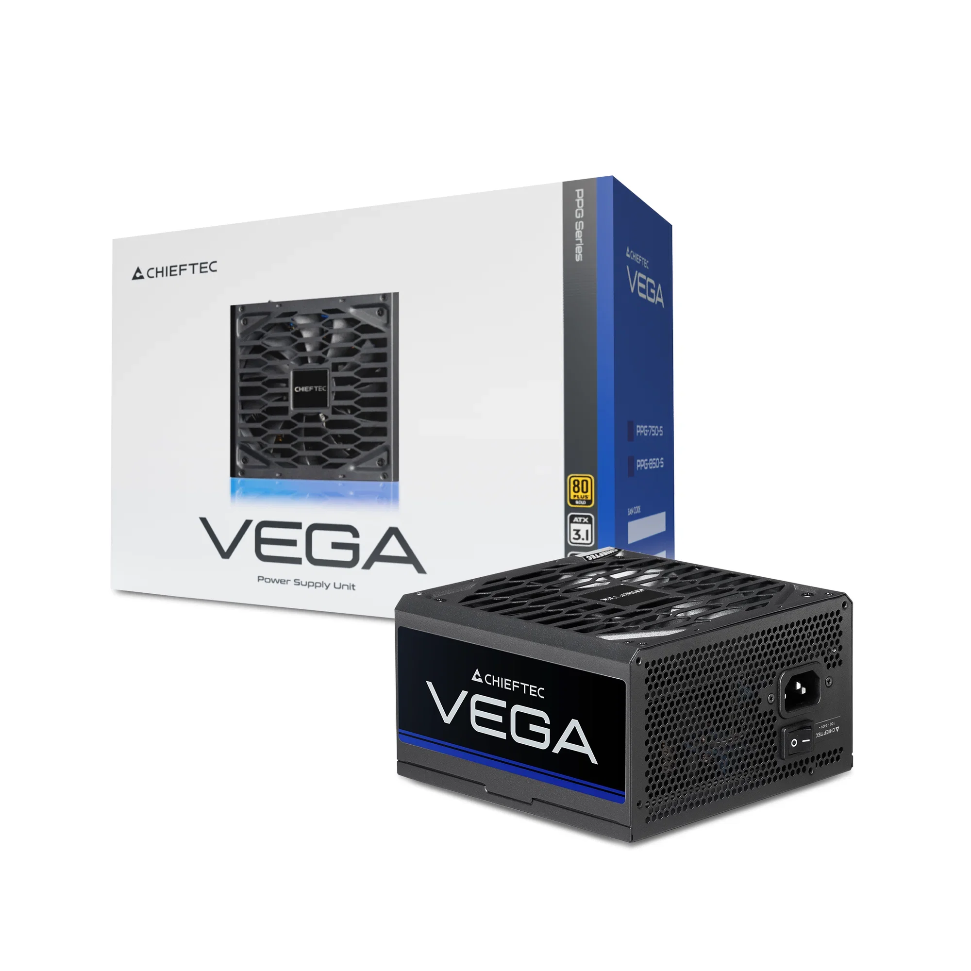Блок питания Chieftec Vega 850W GOLD (PPG-850-S)