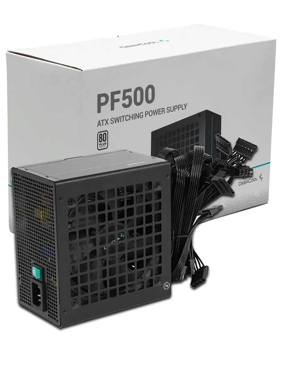Блок питания Deepcool ATX 500W PF500 V2 80 PLUS (R-PF500D-HA0B-WDEU)