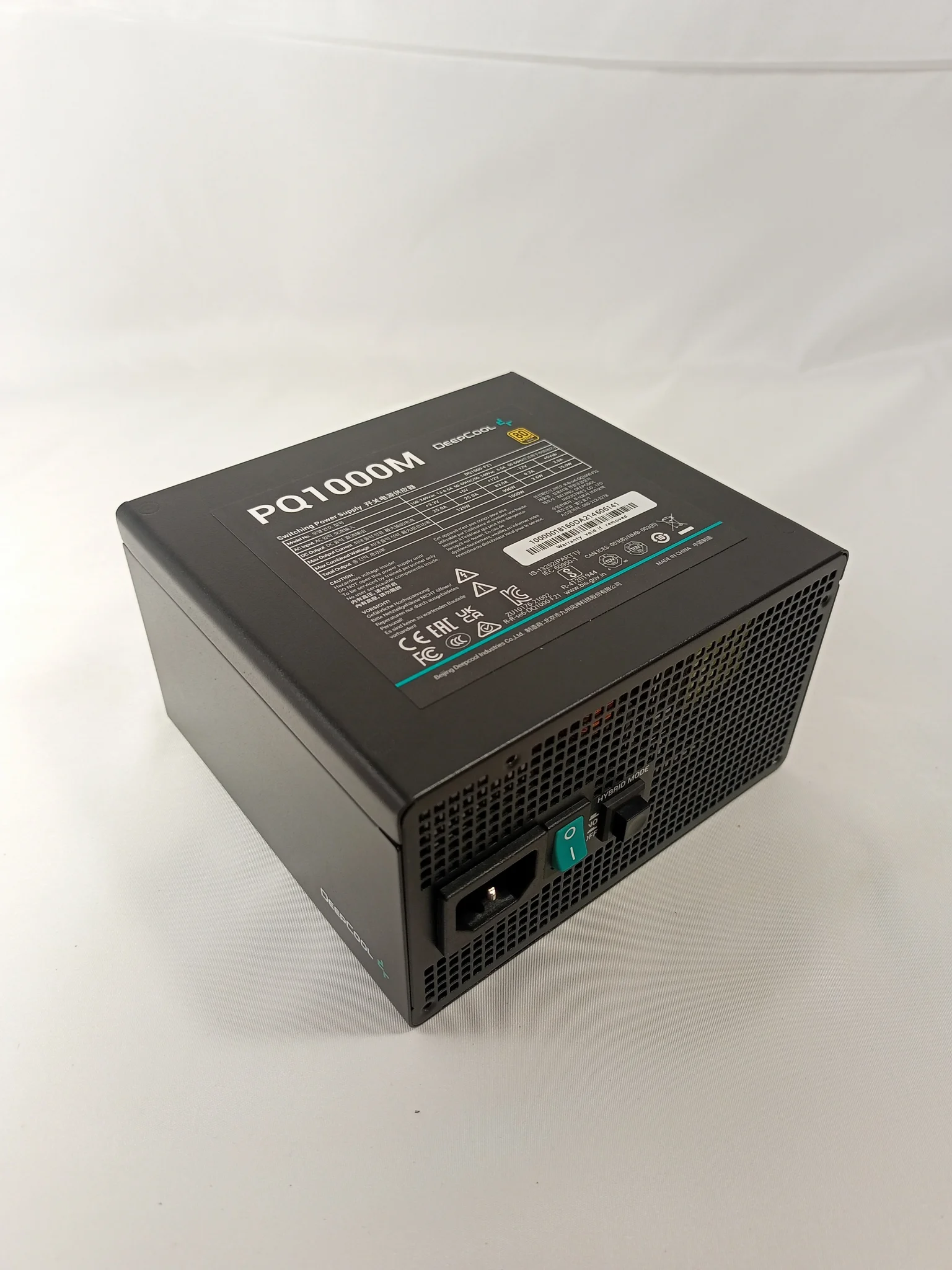 Блок питания Deepcool GAMERSTORM PQ1000G WH 1000W GOLD (R-PQA00G-FD0W-WGEU-V1)