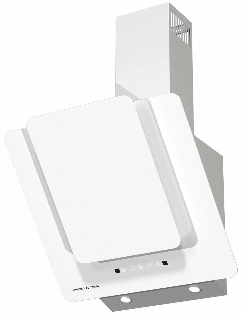 Вытяжка каминная Zigmund & Shtain K 151.6 W белый, 60 см, 650 куб. м/ч, 55 дБ