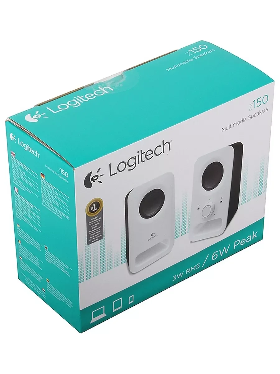 Колонки Logitech Z-150 980-000815 Speakers snow белый Колонки