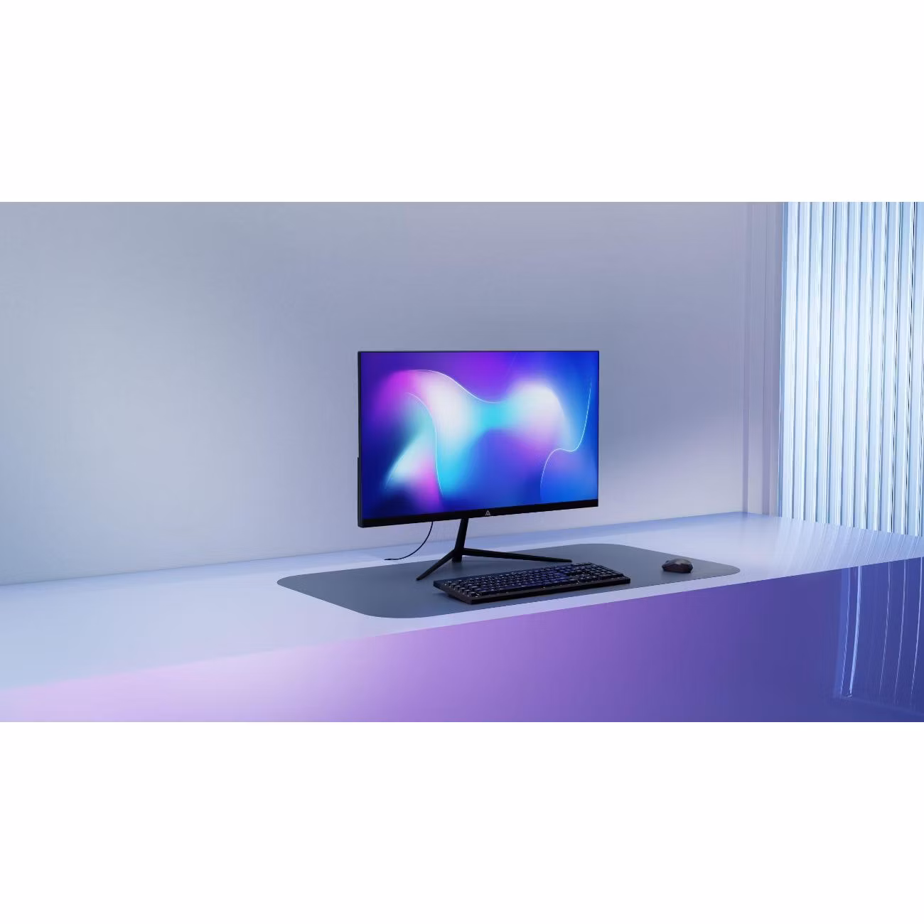 Монитор 21.5" ABR Technology W View 21 MS215HQ-v1 VA 1920x1080, 100 Гц, 4 мс, 16:9, 220 кд/м², HDMI, VGA, 3.5 мм, динамики (2x2 Вт), черный