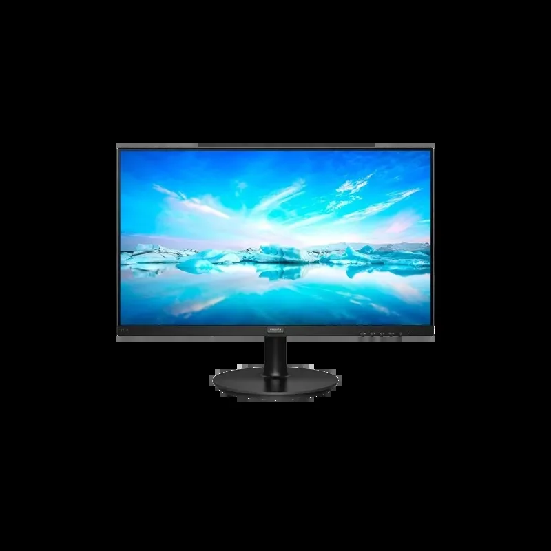 Монитор 21.5" Philips 222V8LA (00/01) VA 1920x1080, 75 Гц, 4 мс, 16:9, 250 кд/м2, 1xHDMI, 1xDP, 1xVGA, 1x3.5 мм, черный