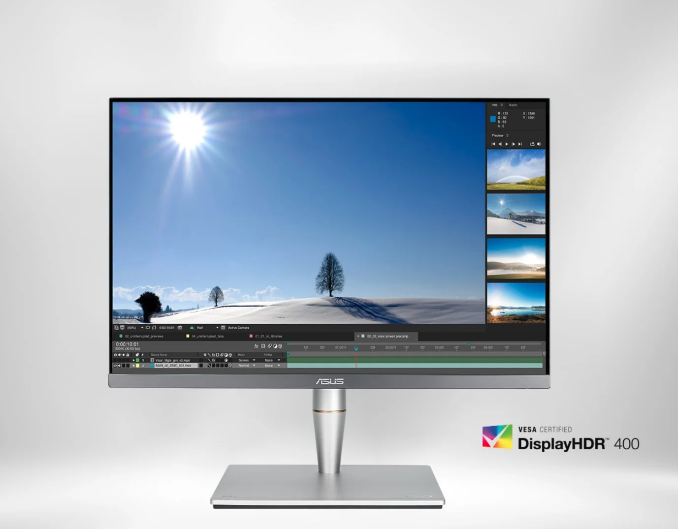 Монитор 23.6" ASUS ProArt PA24US черный IPS LED 5ms 16:9 HDMI M/M матовая HAS Piv 1000:1 350cd 178гр/178гр 3840x2160 60Hz DP Quad 4K (2160p) USB 6кг