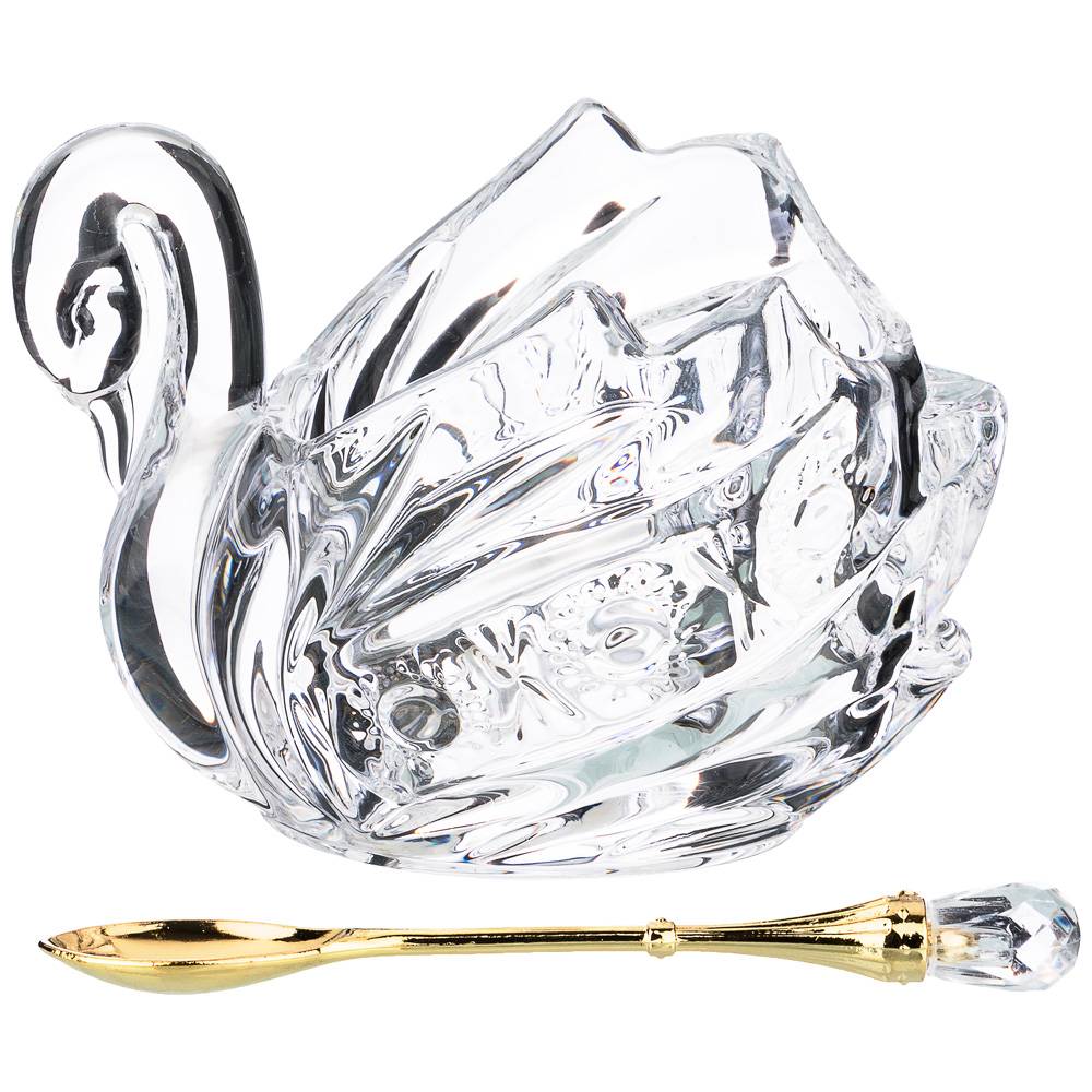 ARTI-M ИКОРНИЦА "MUZA CRYSTAL" С ЛОЖКОЙ 11*7*8,5 СМ.
