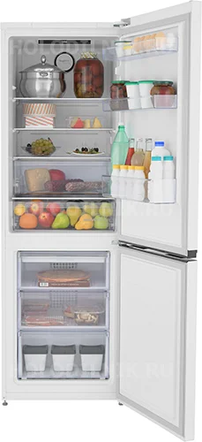 Холодильник двух кам нижн мороз Beko B3DRCNK362HW белый (59.5 см x 186 см x 65 см) 320 л No Frost
