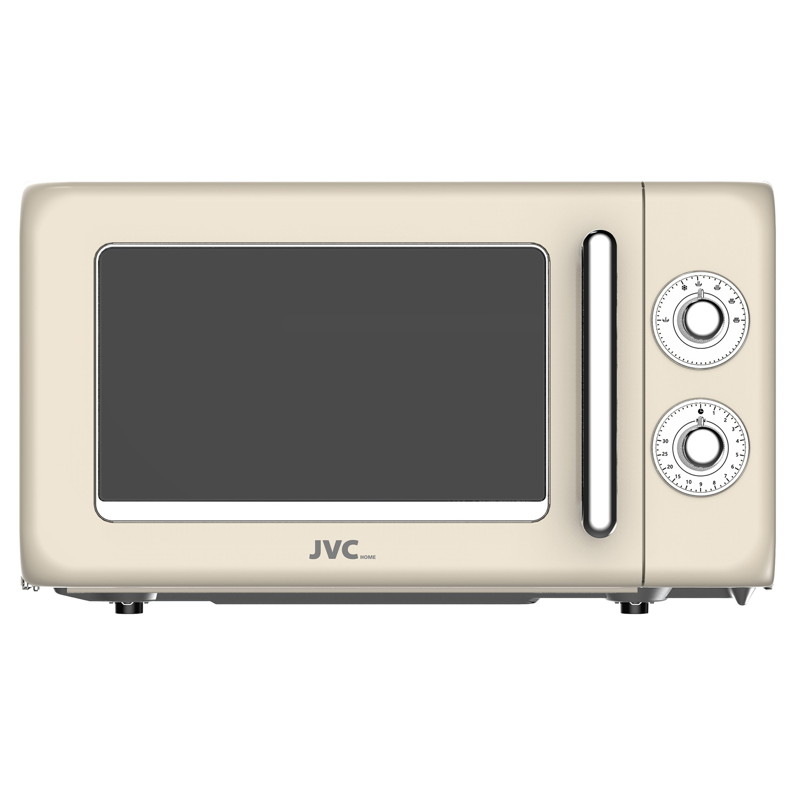 СВЧ печь-соло JVC JK-MW165M, 700Вт, 20л, механика, бежевый