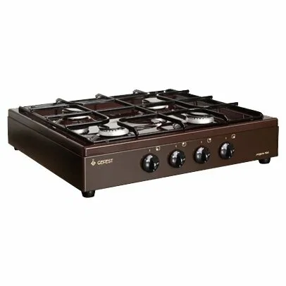 Таганок газовый настольный GEFEST ПГ 900 К17, корич, 4 конфорки, 50х52х12,7см,
