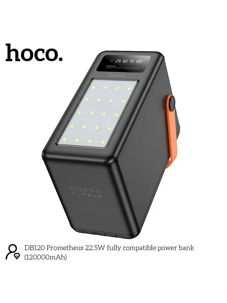 Внешний аккумулятор (Power Bank) 120 000 mAh