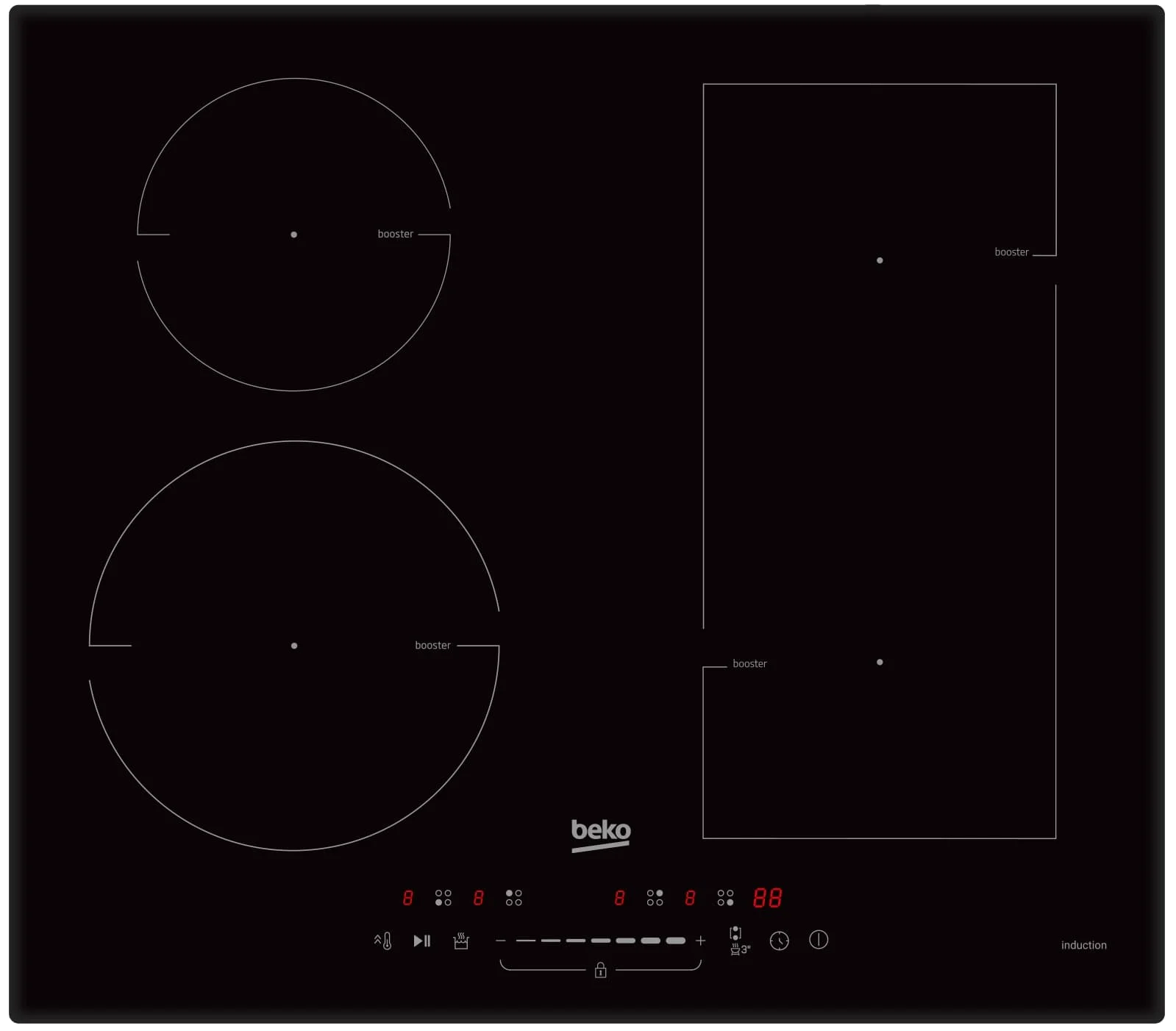 Электрическая варочная панель Beko HII 64500 FTO