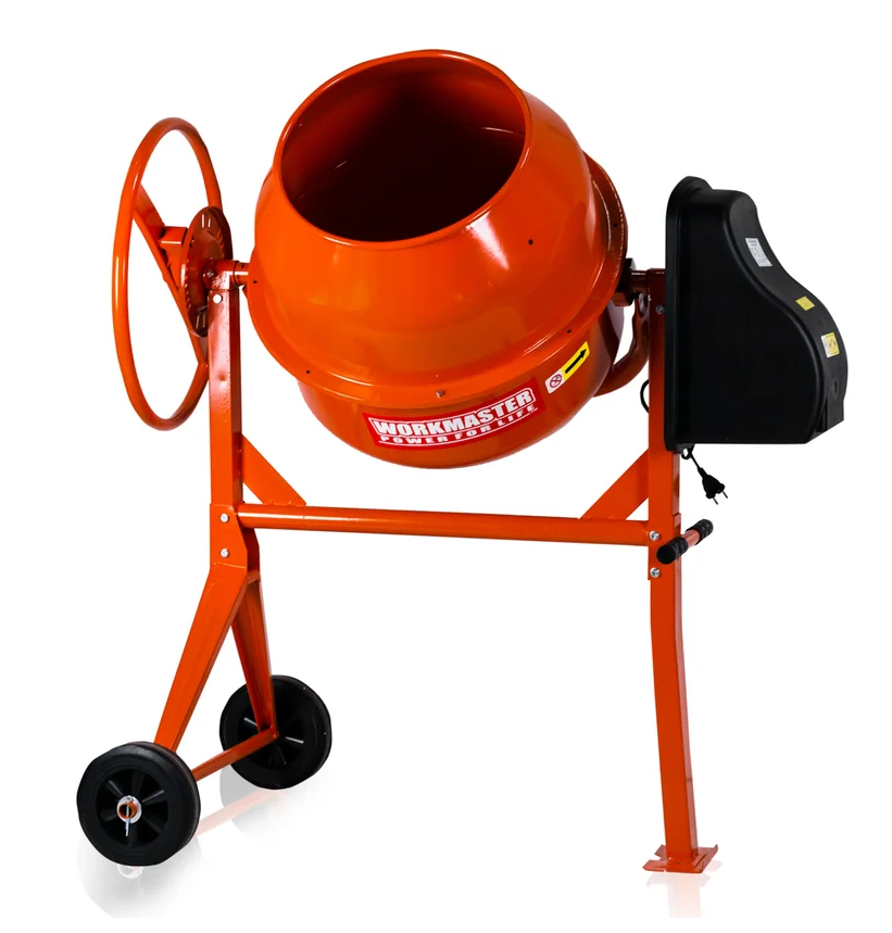 Бетоносмеситель БС-130Р WorkMaster 550 Вт  130 / 100 л  28 об/мин 51 кг 59х43х77 см