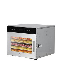 Электросушка JVC JK-FD802  500Вт, 6 лотков, 5 кг фруктов при сушке. вентилятор, сенсор. дисплей.