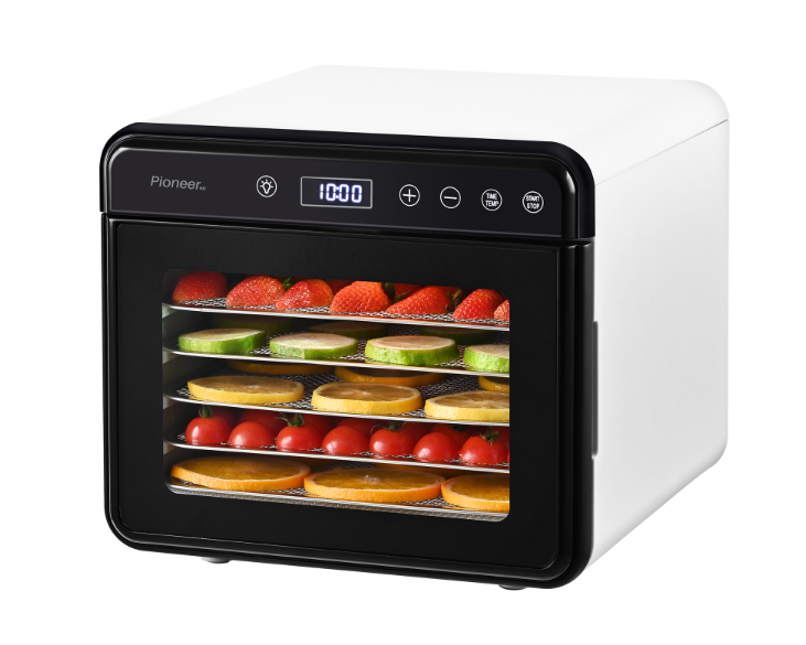 Электросушка Pioneer FD611 600Вт 6 поддон от 35 до 75С Дисплей