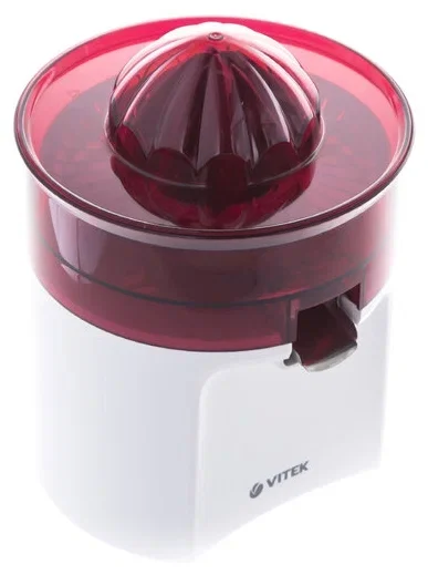 Соковыжималка цитрусовая Vitek VT-3669 25Вт рез.сок.:700мл. стальной/черный
