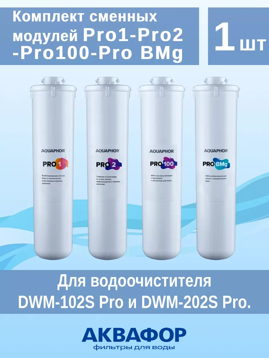 Сменный модуль для систем фильтрации воды Аквафор Pro1-Pro2-Pro BMg