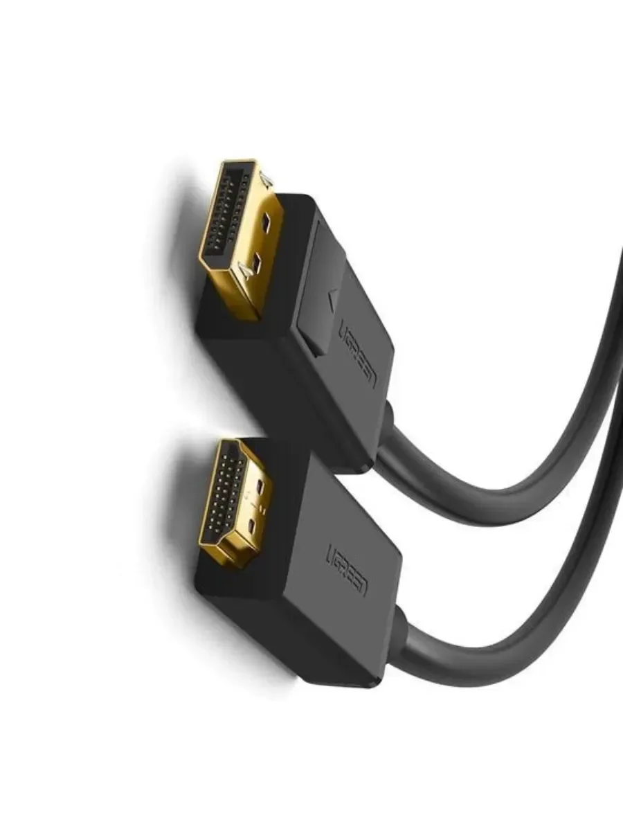 Кабель для цифровой техники и смартфонов Ugreen Display Port на HDMI, DP101, 4К 30Гц, 1.5 метра, черный (10239)