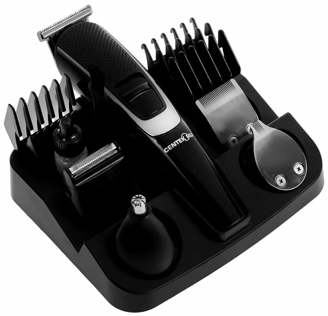 Машинка для стрижки волос Centek CT-2137 5в1 серый