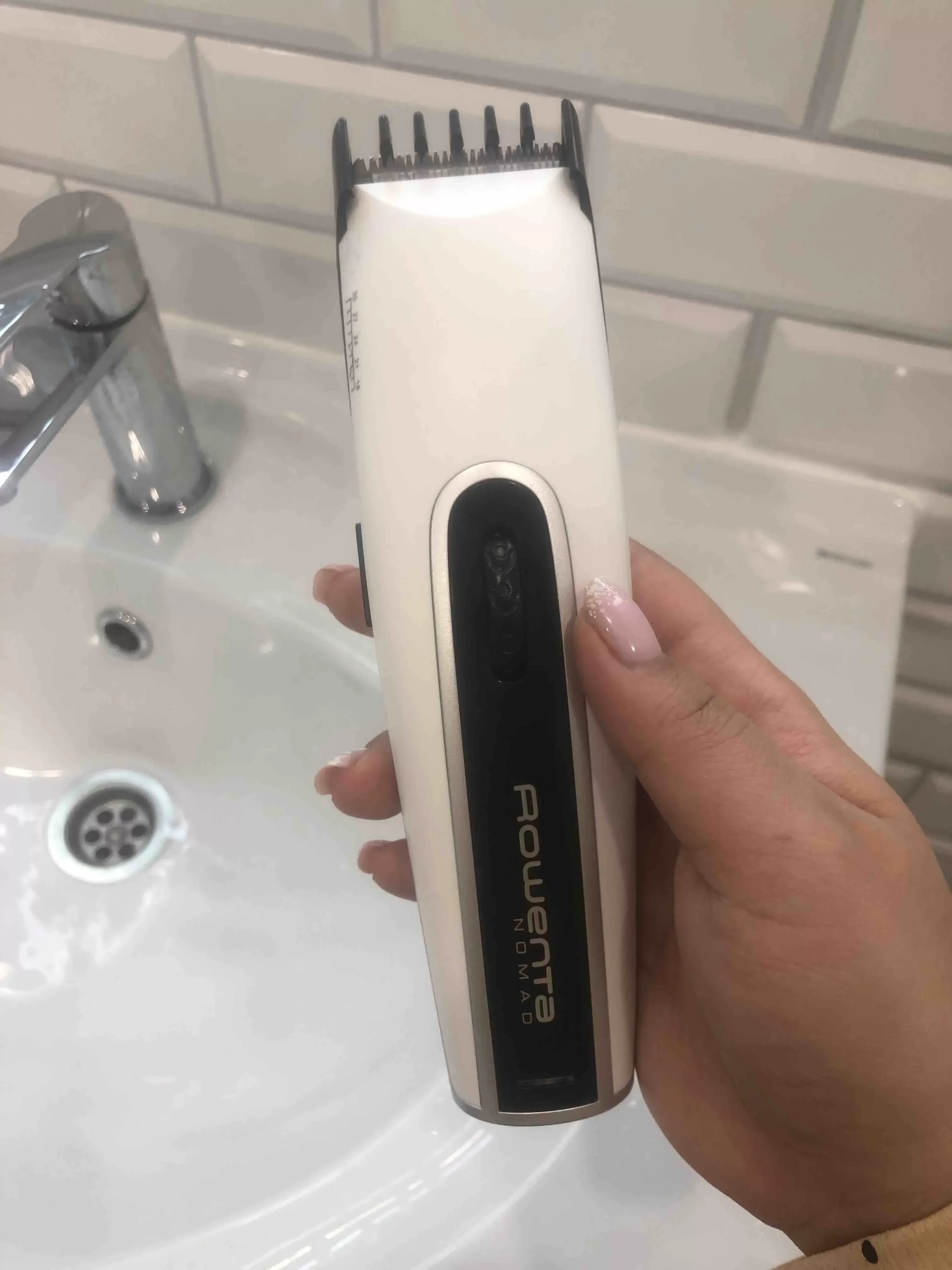 Машинка для стрижки волос Rowenta Nomad White TN1400F0, белый