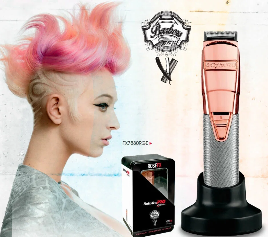 Триммер для лица и тела Babyliss PRO, FX7880RGE, Rose FX