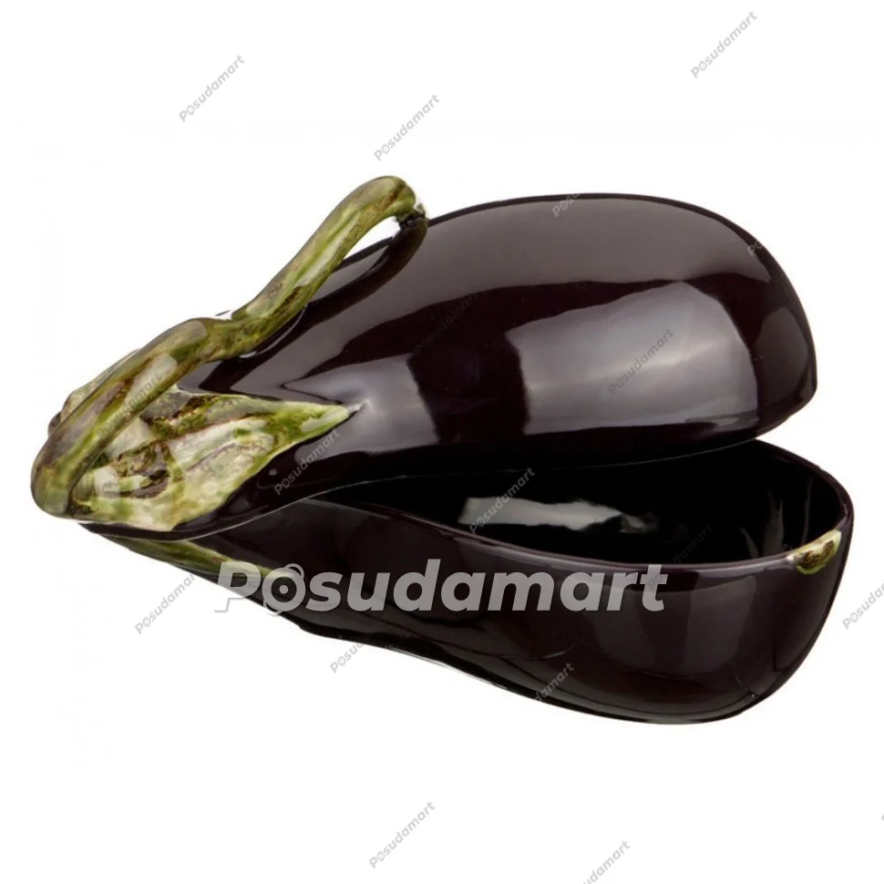 БЛЮДО СЕРВИРОВОЧНОЕ LEFARD "БАКЛАЖАН" 31Х14,5Х4 СМ