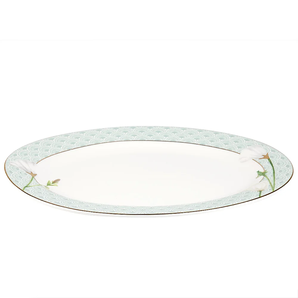 БЛЮДО СЕРВИРОВОЧНОЕ С КРЫШКОЙ "BLOSSOM" 29*21 СМ