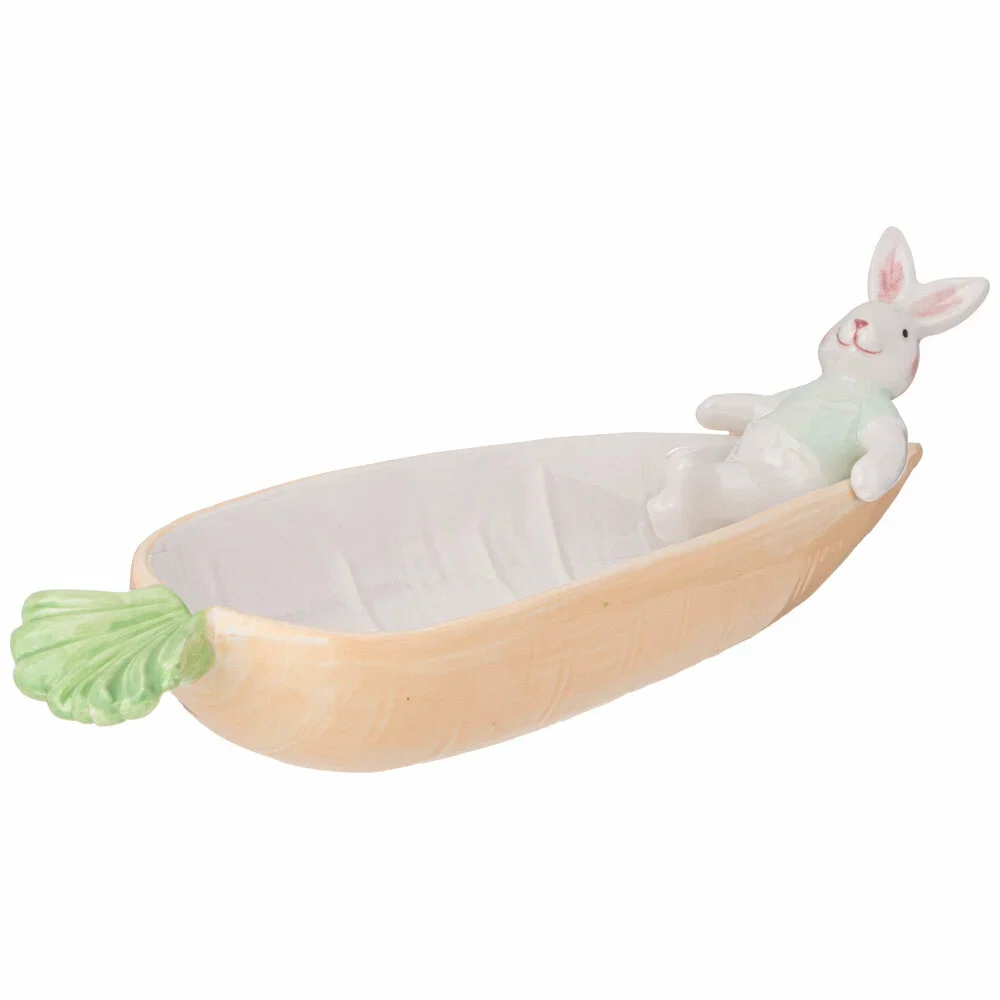 БЛЮДО СЕРВИРОВОЧНОЕ С КРЫШКОЙ "RABBIT FAMILY" 19,3*19,3*19 СМ