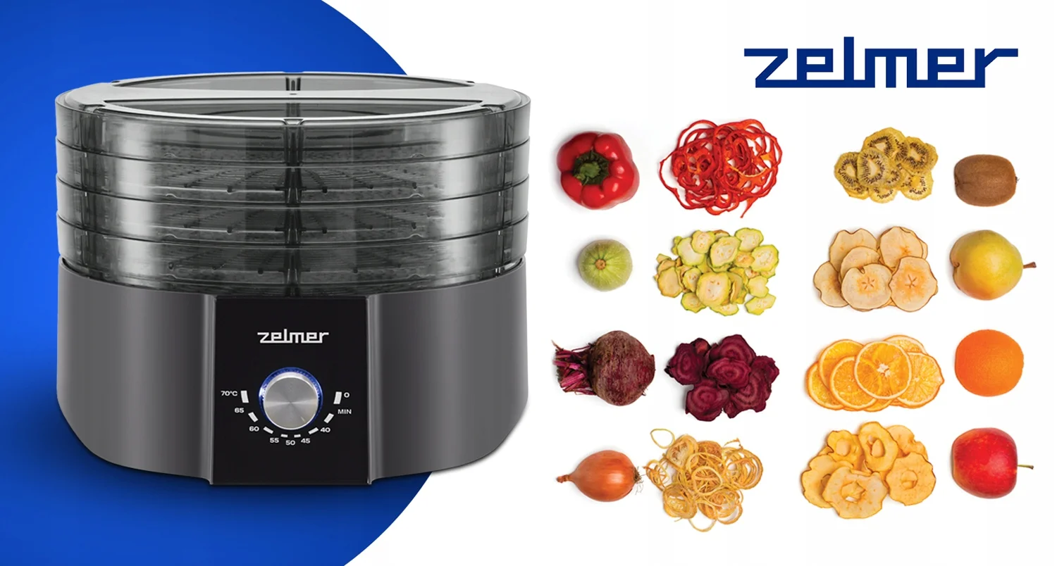 Сушильная машина Zelmer FOOD ZFD1004 черный