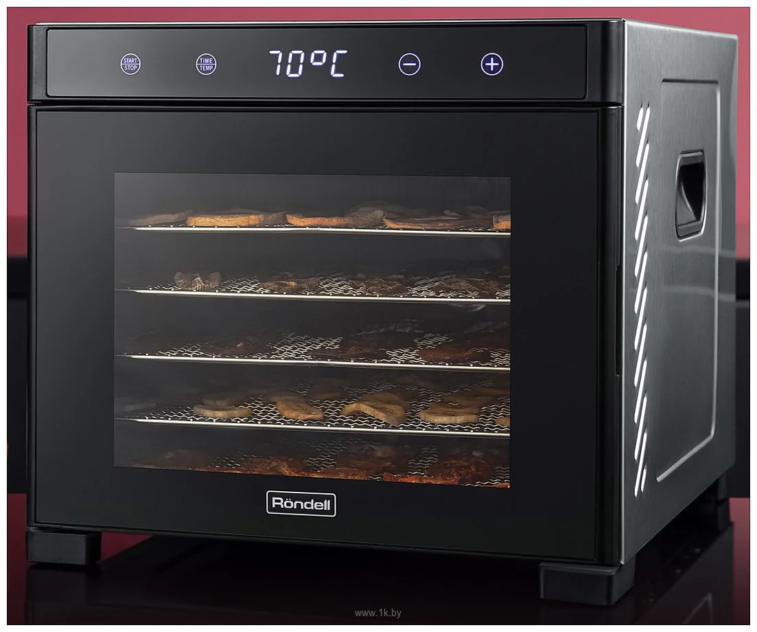 Сушка для фруктов и овощей Rondell RDE-1750, 650Вт, черный