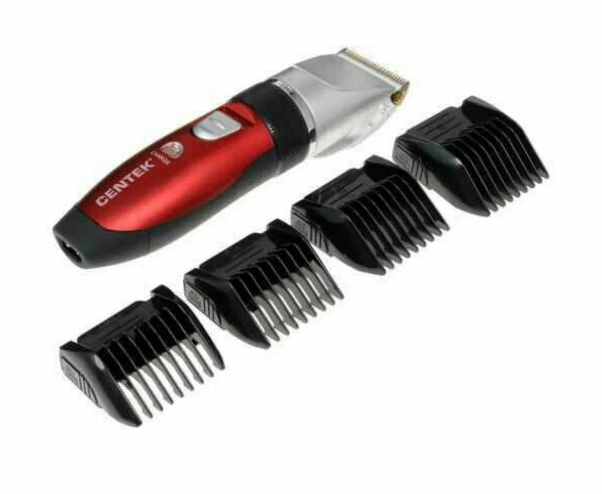 Машинка для стрижки Centek CT-2118 черный/красн
